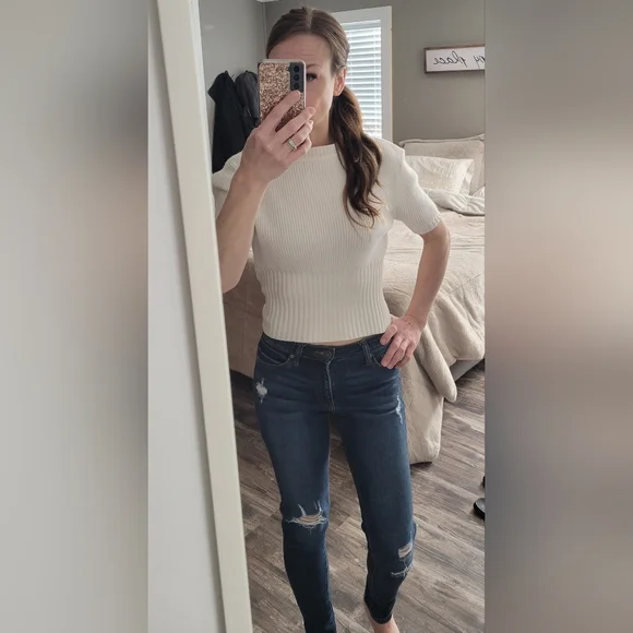 White Ayla sweater - Picture 2 of 4